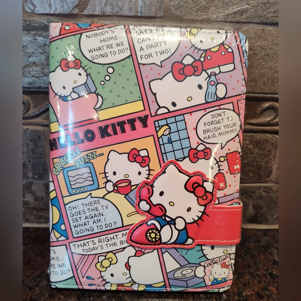 Hello Kitty Colorful Journal With Magnetic Closure